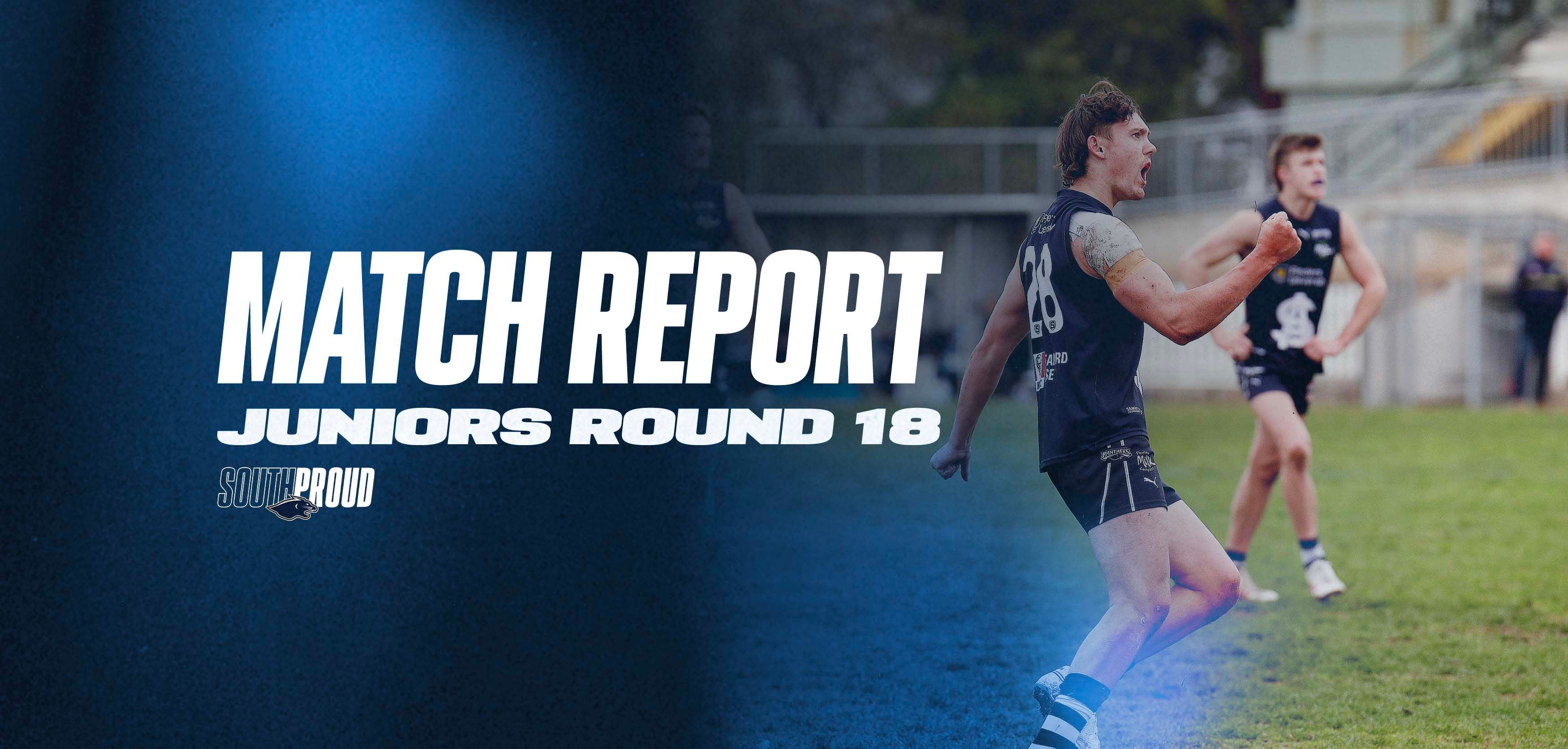 Juniors Match Report: Round 18 v Woodville-West Torrens Juniors Match Report: Round 18 v Woodville-West Torrens
